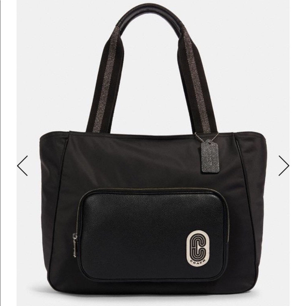 AUTHENTIC COACH LEATHER TOTE BAG